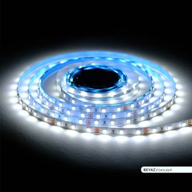 ACK AS01-00803 5 mt 7W 12V 6500K Beyaz 4040 Şerit Led