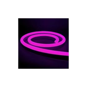 ACK AS03-00602 10W/mt 12V Pembe Işık IP65 Neon Led Hortum