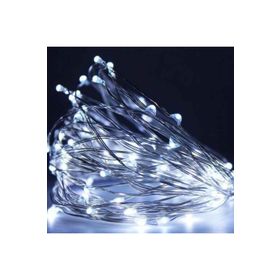 ACK AS90-00993 10 m 6500K Beyaz Silver 100 Ledli Süsleme Işığı