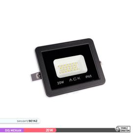 ACK AT62-02032 20W 6500K Beyaz Led Projektör