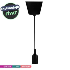ACK AY45-00101 1 m 220 VAC Siyah Dekoratif Led Sarkıt Askı Aparatı