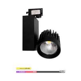 ACK Cob Led 3000 K 30 W Siyah Gövde Gün Işığı Monofaze Ray Armatürü