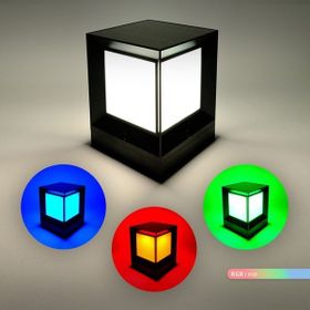 ACK IP65 RGB Solar Renk Değiştirilebilir Güneş Enerjili Led Bahçe Armatürü