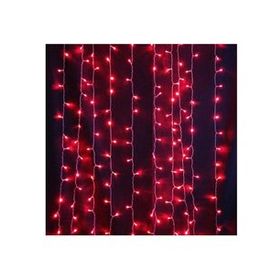 ACK Kırmızı 2x2 mt 400 Ledli Akar Perde