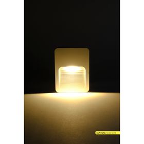 ACK Likia Led 3000K Günışığı 2W Beyaz Kasa Aplik Duvar Armatürü