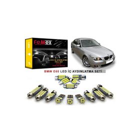 Ack Store BMW E60 5 Serisi FEMEX Parlak Beyaz LED İç Aydınlatma Ampul Seti