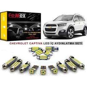 Ack Store Chevrolet Captiva Femex Parlak Beyaz Led İç Aydınlatma Ampul Seti