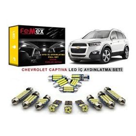 Ack Store Chevrolet Captiva Femex Parlak Beyaz Led İç Aydınlatma Ampul Seti
