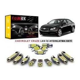 Ack Store Chevrolet Cruze Femex Parlak Beyaz Led İç Aydınlatma Ampul Seti