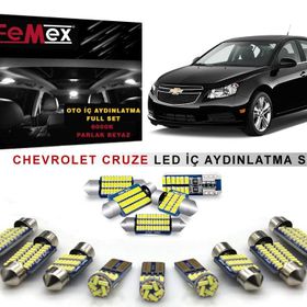 Ack Store Chevrolet Cruze Femex Parlak Beyaz Led İç Aydınlatma Ampul Seti