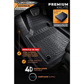 Ack Store Mazda 9.29 Kesilebilir Universal 4D Havuzlu Siyah Paspas