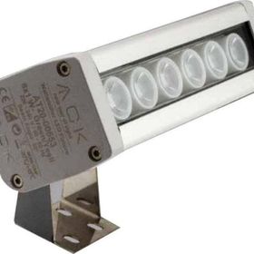 ACK Wall Washer 6x1 W Amber 18 cm LED Aydınlatma
