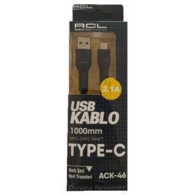 Acl ACK-46 Usb Type-C Şarj Veri Kablosu