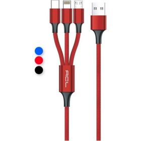 ACL ACK-47 Metal Lightning Type-C Mikro Usb Kablo