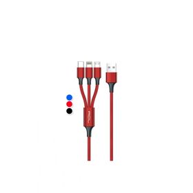 ACL ACK-47 Metal Lightning Type-C Mikro Usb Kablo
