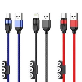 ACL ACK-57 Mıknatıslı Lightning Type-C Mikro Usb Kablo