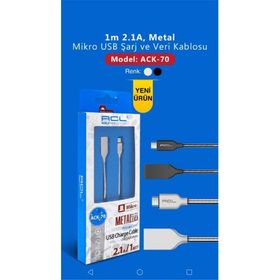 ACL ACK-70 Metal Micro Usb Kablo