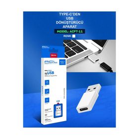 ACL ACPT-11 Hd Media Type-c Usb Veri Aktarım Aparatı