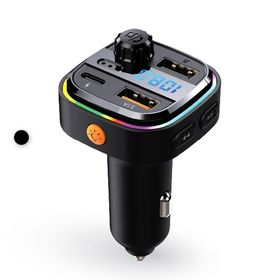 ACL AFT-13 3.1A Rgb Type-C Fm Transmitter Müzik Oynatıcı Kablosuz Bağlantı Araç Şarjı