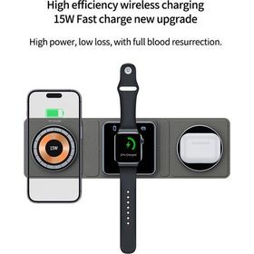 ACL AW14 3in1 MagSafe Katlanabilir Kablosuz Seyahat Şarj Standı