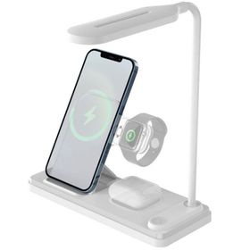 ACL AW5 Dördü Bir Arada Masa Lambalı 20 Watt Wireless Şarj Standı