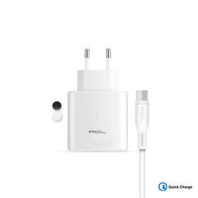 ACL H-2 3.4A 18W 1xUSB 1 mt USB-C Kablo Şarj Cihazı