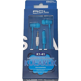 ACL K1-41 Mavi Kablolu Kulak İçi Kulaklık