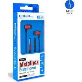 ACL K1-47 Siyah Kablolu Kulak İçi Kulaklık