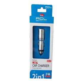 ACL MC-01 2.4A 2xUSB Full Metal Şarj Başlığı