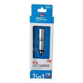 ACL MC-01 2.4A 2xUSB Full Metal Şarj Başlığı