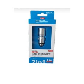 ACL MC-01 2.4A 2xUSB Full Metal Şarj Başlığı