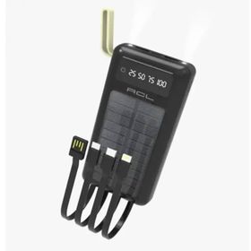 Acl PW-60 Led Işıklı Usb Mikro Type-c Lighning Kablolu 2xUsb 20000MAh Powerbank
