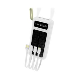 ACL Pw-61 30.000 mAh Güneş Enerjili Beyaz Powerbank