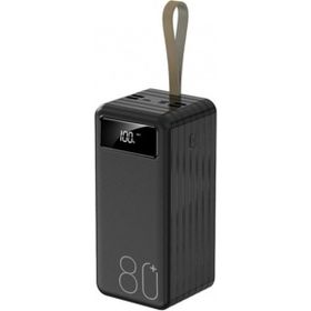 ACL Pw-94 80.000 mAh 22.5W Lcd 1Xmicro 2Xtyp-C 4Xusb Port Siyah Powerbank