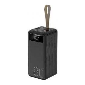 ACL Pw-94 80.000 mAh 22.5W Lcd 1Xmicro 2Xtyp-C 4Xusb Port Siyah Powerbank