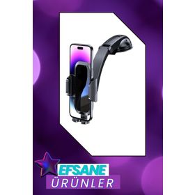 ACL T-78 360° Dönebilen Güçlü Mıknatıslı Vantuzlu Araç İçi Tutacak