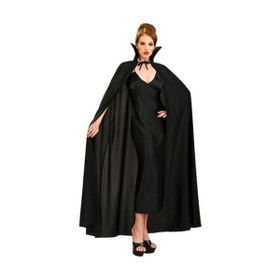 Acornbella Siyah Yakalı Hallowen 120 cm Pelerin