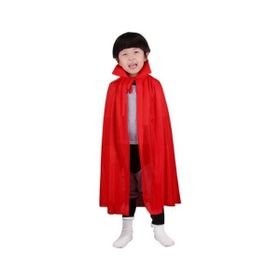 Acousticworld Kırmızı Yakalı 90 cm Çocuk Pelerin