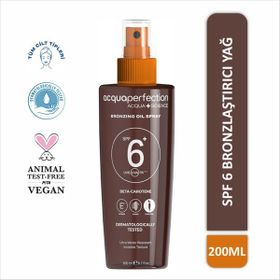 Acqua Perfection 200 ml SPF6 Bronzlaştırıcı Yağ
