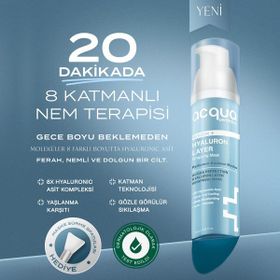 Acqua Perfection Hydratox Hyaluronic Acid Nemlendirici ve Kırışıklık Karşıtı Soyulabilir 70 ml Yüz Maskesi