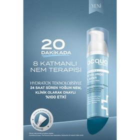 Acqua Perfection Hydratox Hyaluronic Acid Nemlendirici ve Kırışıklık Karşıtı Soyulabilir 70 ml Yüz Maskesi