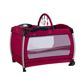 Acr C-1003 70x110 cm Bordo Ciciko Velar Bebek Oyun Parkı Yatak Beşik