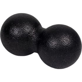 Actifoam Peanut Lacrosse Massage 12x24 cm Ball Fıstık El Ayak Uyarıcı Siyah Masaj Topu