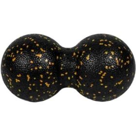 Actifoam Peanut Lacrosse Massage 12x24 cm Ball Fıstık El Ayak Uyarıcı Siyah Masaj Topu