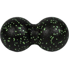Actifoam Peanut Lacrosse Massage 12x24 cm Ball Fıstık El Ayak Uyarıcı Siyah Yeşil Masaj Topu