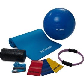 Actifoam Premium 65 cm Mavi Tam Pilates Seti