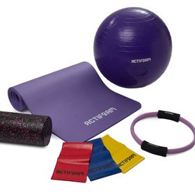 Actifoam Premium 65 cm Mor Tam Pilates Seti