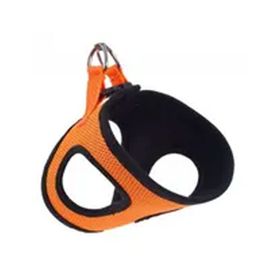 Actirex Boyun 30-32 cm Göğüs 36-44 cm S Turuncu Dokuma Kumaş Neon Köpek Tasması