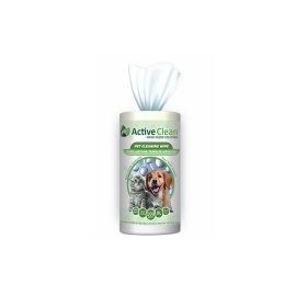 Active Clean Nano Gümüş Kedi ve Köpekler İçin 100'lü Temizleme Havlusu