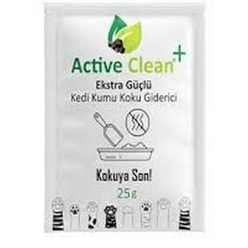 Active Clean Plus 25 gr Hindistan Cevizli Organik Kedi Kumu Koku Giderici